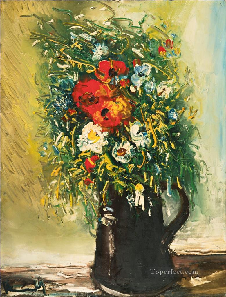 ブーケ シャンペトル モーリス ド ヴラマンクの花 印象派油絵